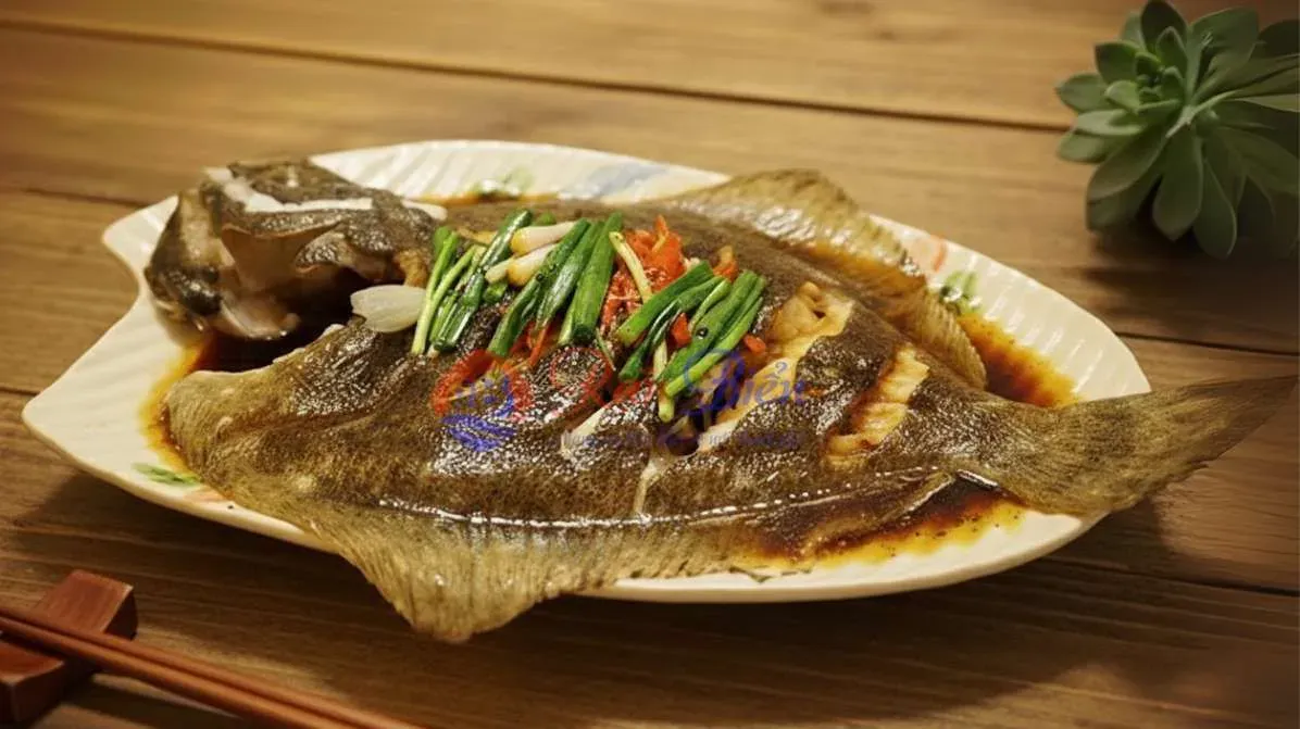 Cá Bơn Hàn Quốc Hấp Xì Dầu